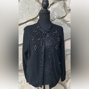 Vintage Beaded Cardigan Size 40 Medium‎